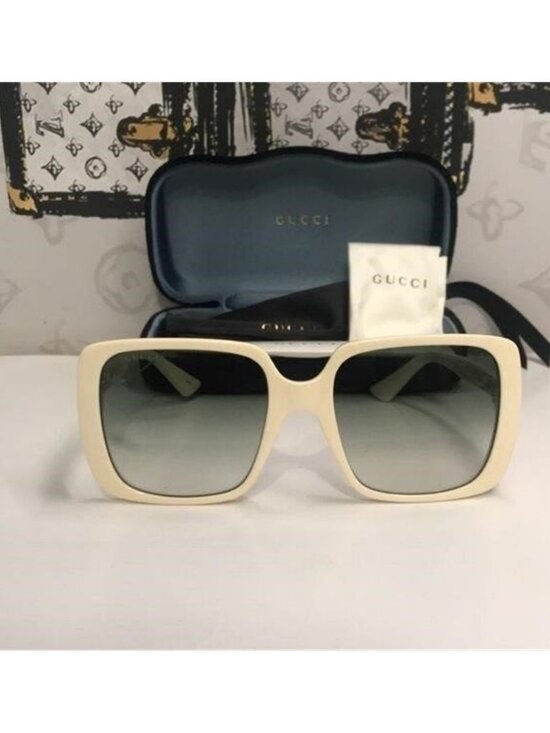 New Authentic Gucci Cream Sunglasses for Women GG0632s 004 main image 11
